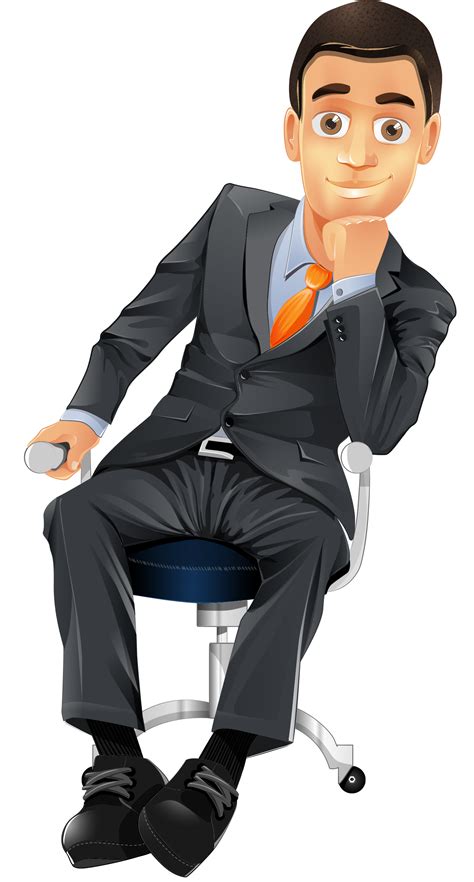 Business Sitting Man Png Photos Png Play