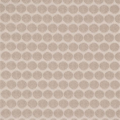 Dekostoff Double Face Jacquard Punkte Beige M Breite