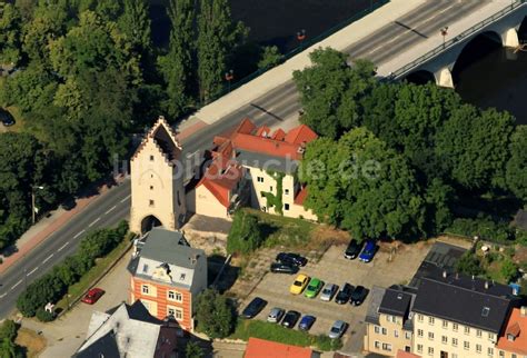 Saalfeld Saale Aus Der Vogelperspektive Saaltor In Saalfeld Im