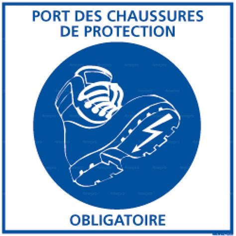 Panneau Port De Chaussures De Protection Obligatoire