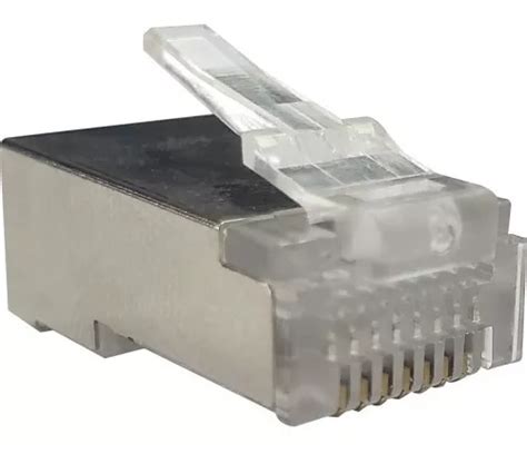 Conector Modular Plug Rj45 8p8c Metaltex Tm88 blindado 50 Pç MercadoLivre