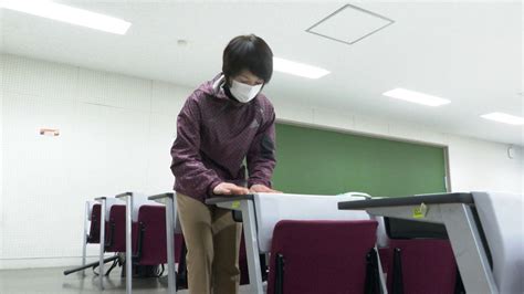 あすから大学入学共通テスト 県内でも会場の準備行われる 山梨県（2024年1月12日掲載）｜日テレnews Nnn