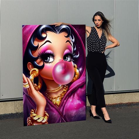 【ᐅᐅ】Bubble Boop - exklusive Leinwandbilder von Artmazing®