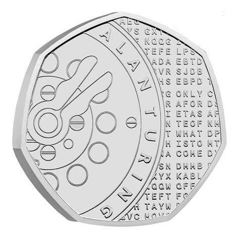 2022 Alan Turing 50p Bu Crawleycoins