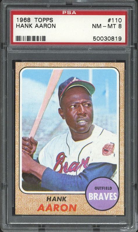 Hank Aaron Topps Base Price Guide Sports Card Investor