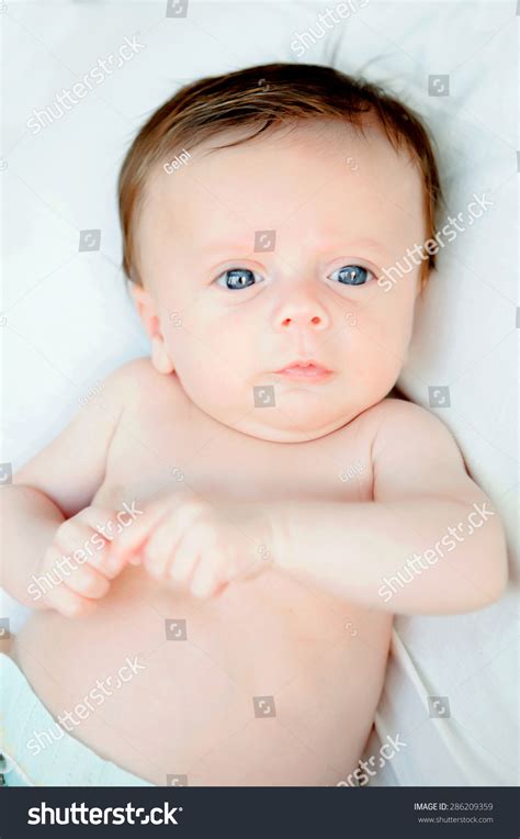 Beautiful Baby Blue Eyes Black Hair Stock Photo 286209359 | Shutterstock