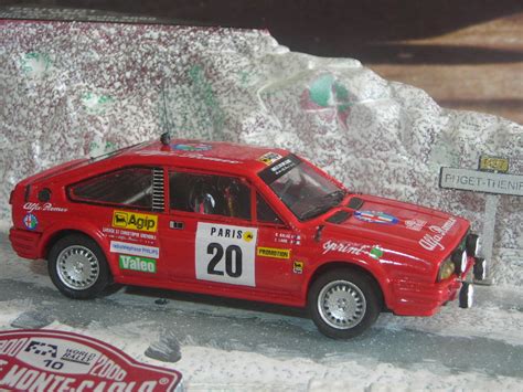 Alfa Romeo Alfasud TI Rallye Automobile De Monte Carlo 1985 Balas