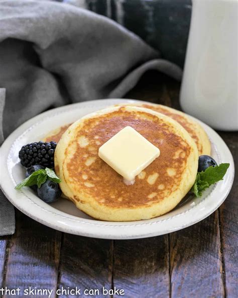 How To Make The Best Buttermilk Pancakes That Skinny Chick Can Bake