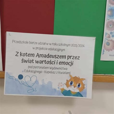 Ogólnopolski projekt edukacyjny Z kotem Amadeuszem przez świat