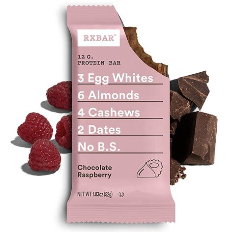 Rxbar Protein Bar Variety Pack 6 Flavors 1 Box 12 Bars High Protein Snack