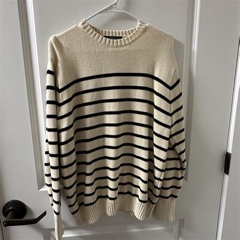 Brandy Melville Striped Sweater Repop Bc Its Too Depop