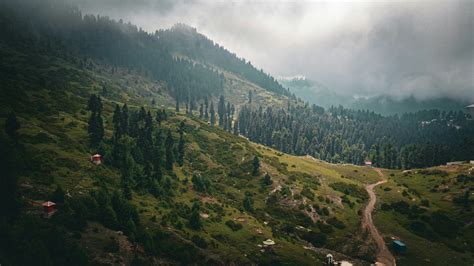 green mountainside  landscape  stock photo