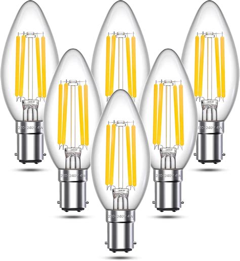 Klarlight B15 LED Candle Bulbs Dimmable Warm White 2700K SBC Small