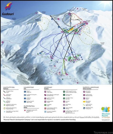 Gudauri Georgia Map The Complete Guide Toursmaps