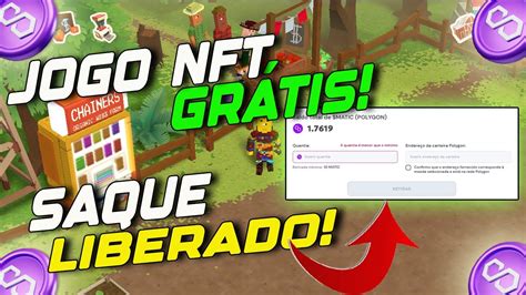 JOGO NFT PAGANDO NO MODO GRÁTIS E SAQUE LIBERADO CHAINERS YouTube