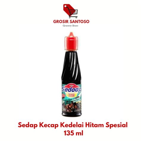 Jual Sedap Kecap Kedelai Hitam Spesial Kemasan Botol 135 Ml Shopee