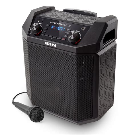 ION Audio Block Rocker Plus Portable Bluetooth Speaker 100W W Battery