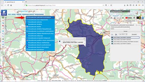 Wyszukiwanie Jednostek Terytorialnych W Serwisie Geoportal Gov Pl