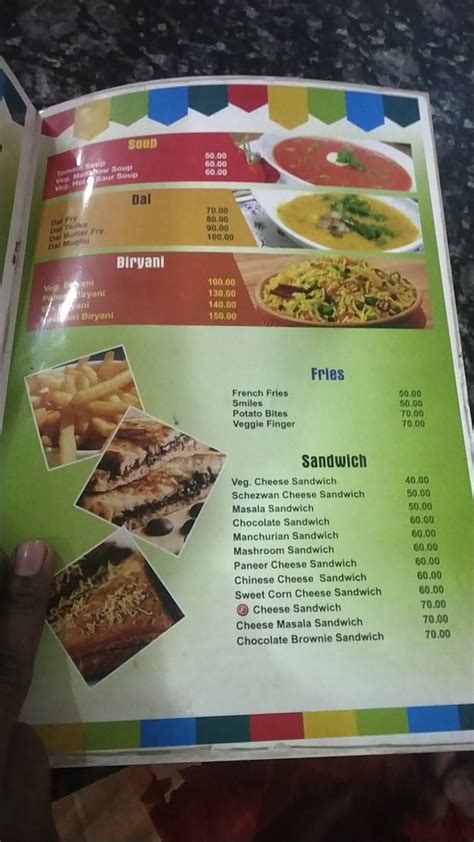 Menu at Friends Cafe, Ballia