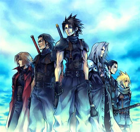 Main Characters Art Crisis Core Final Fantasy Vii Art Gallery