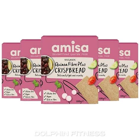 Amisa Organic Quinoa Fibre Plus Crispbread X G