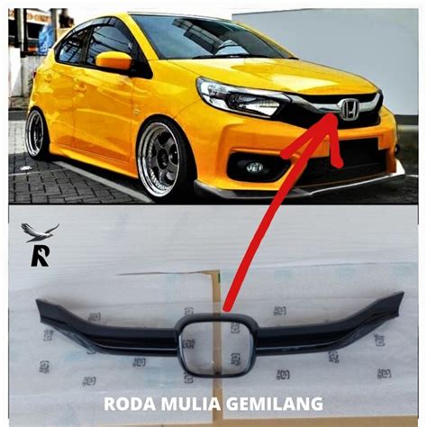 Jual List Grill Depan New Honda Brio Rs Hitam Black