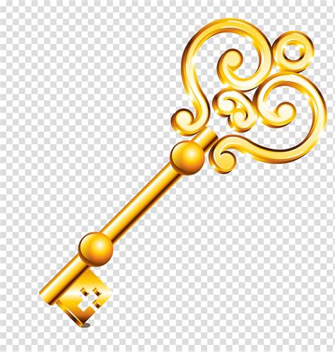 Những Lược Khóa Vàng Gold Key Transparent Background Tuyệt Vời