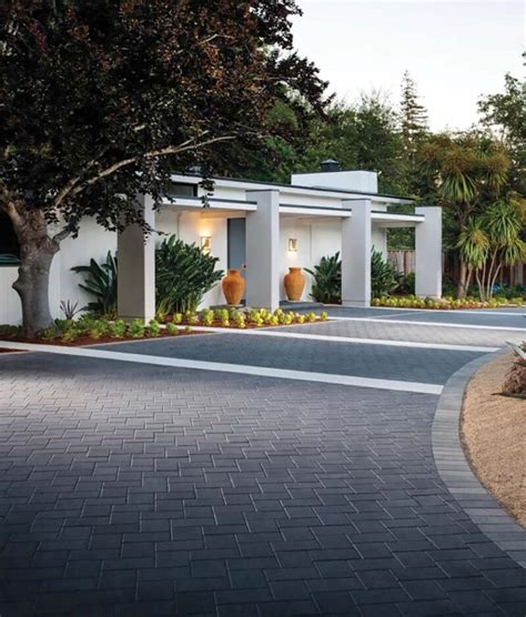 Concrete Pavers Driveway Paving The Way With Paver Driveways