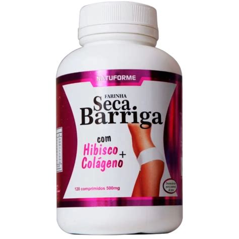 Seca Barriga Hibisco Colágeno 500mg 120cpr Natuforme no Shoptime