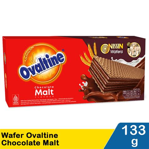 Nissin Wafer Ovaltine Chocolate Malt 150G KlikIndomaret