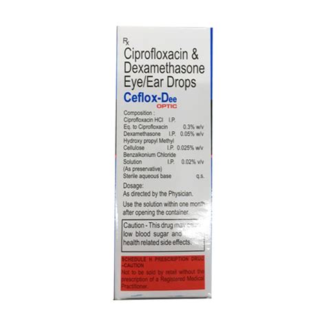 Ceflox Dee Optic Eye Ear Drops 10ml Buy Medicines Online At Best