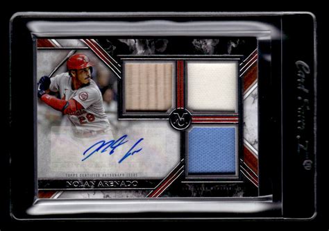 Topps Museum Collection Signature Swatches Triple Relic Autographs