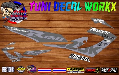 Suzuki Raider 150 Motogp Edition 2020 Carb Stock Decals 11 Colors W