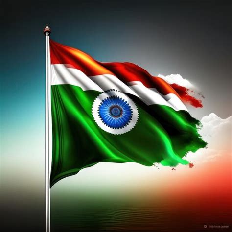 Premium Photo | National flag of India Indian Independence Day