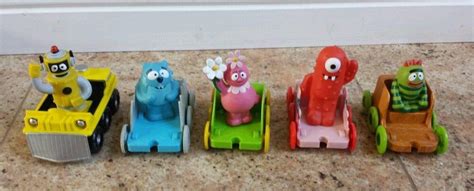 Yo Gabba Gabba Lot Complete Train Rare Car Buggy All Gabba Plush Ty Toy Lot 1809828266