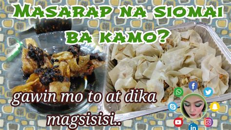 Howtocook Siomai Asianfood How To Cook Siomai At Home Youtube