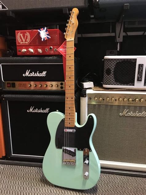 Buy Fender Vintera 50s Modified Tele Green In Cornwall From Modern Music