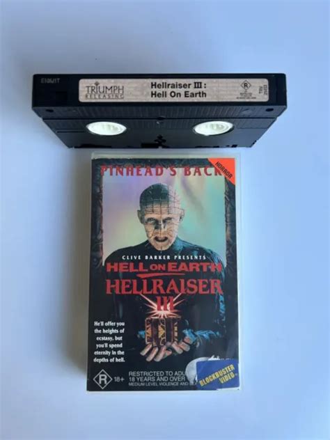 Hell On Earth Hellraiser Iii R Vhs Cassette Eur