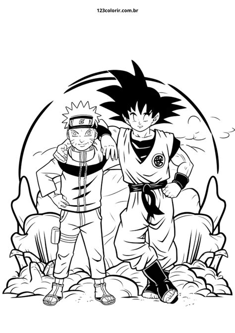 Desenhos do Naruto para Colorir: 67 Opções para Colorir