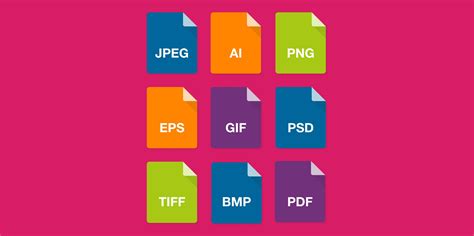 Types Of Graphic Formats - Design Talk