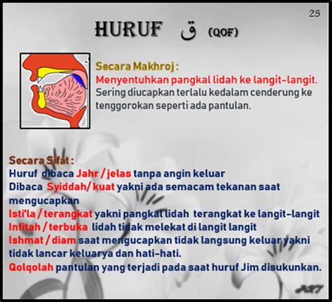 Makhorijul Huruf Hijaiyah Yayasan Pendidikan Islam Dan Sosial Al Badr