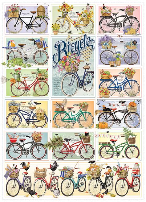 Comprar Puzzle Cobble Hill Bicicletas De 1000 Piezas Cobble Hill 80274