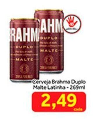 Cerveja Brahma Duplo Malte Latinha Ml Oferta Na Shibata Supermercados