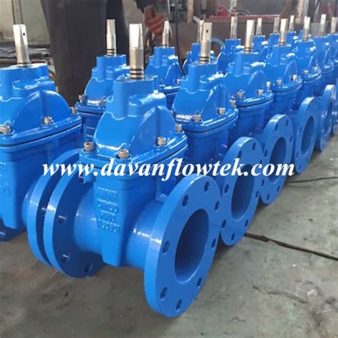 Oem Bs5163 Standard Dn100 Pn16 Gate Valve Ductile Iron Gate Valve Flange Gate Valve Rubber Wedge