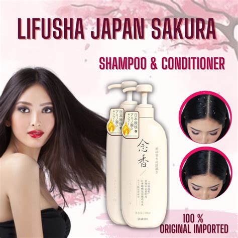 Sakura Shampoo Japanes Original For Hair Growth Shampoo And Conditioner