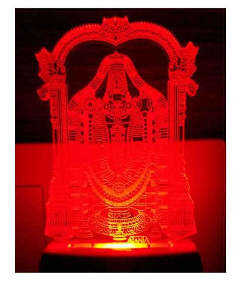 Ajanta Tirupati Balaji Tirumala Code 2047 3d Night Lamp Multi Pack Of 1 Buy Ajanta Tirupati