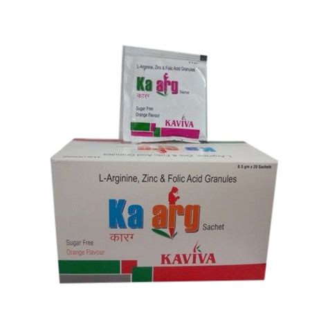 L Arginine Zinc And Folic Acid Sachets Kaarg Sachet Packaging Type