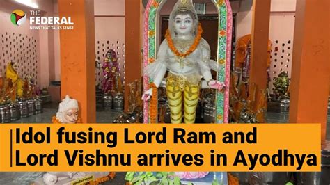 Watch Jaipur Sculptor S Inch Lord Ram Idol Reaches Ayodhya