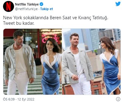 Netflix paylaştı Kıvanç Tatlıtuğ ve Beren Saat yeni proje için New York ta