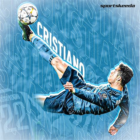 Cristiano Ronaldo Kicking A Ball Wallpaper